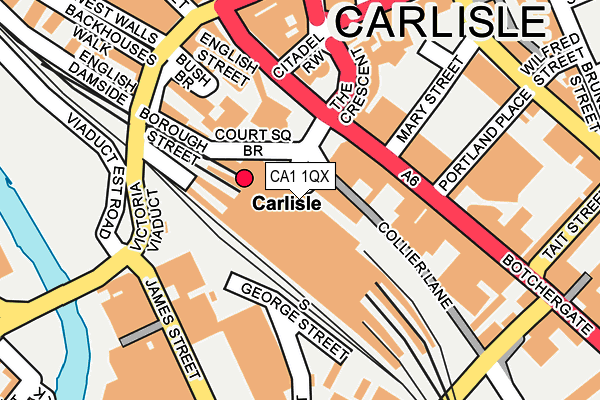 CA1 1QX map - OS OpenMap – Local (Ordnance Survey) CA1 1QX map - OS OpenMap – Local (Ordnance Survey)