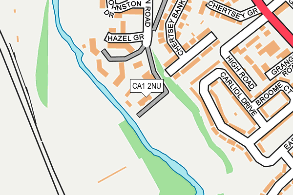 CA1 2NU map - OS OpenMap – Local (Ordnance Survey) CA1 2NU map - OS OpenMap – Local (Ordnance Survey)