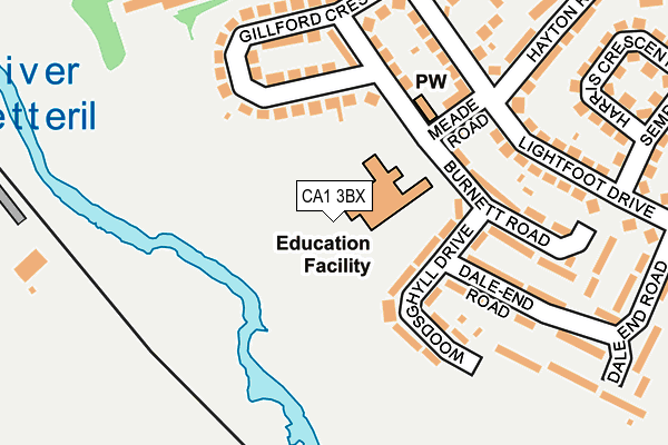 CA1 3BX map - OS OpenMap – Local (Ordnance Survey) CA1 3BX map - OS OpenMap – Local (Ordnance Survey)