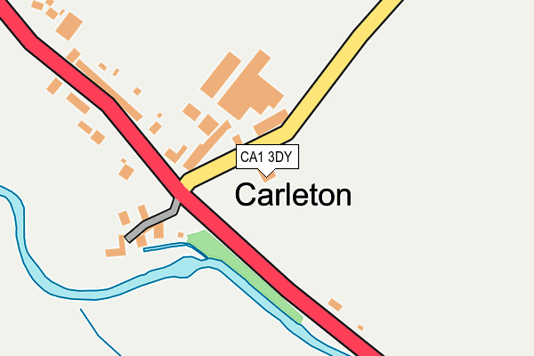 CA1 3DY map - OS OpenMap – Local (Ordnance Survey) CA1 3DY map - OS OpenMap – Local (Ordnance Survey)