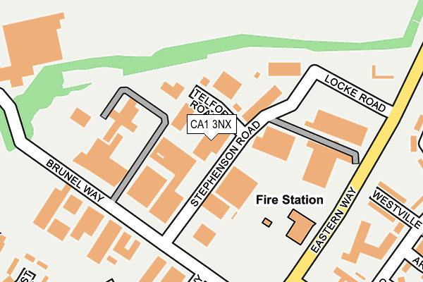 CA1 3NX map - OS OpenMap – Local (Ordnance Survey) CA1 3NX map - OS OpenMap – Local (Ordnance Survey)