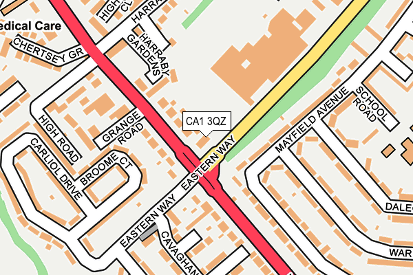 CA1 3QZ map - OS OpenMap – Local (Ordnance Survey) CA1 3QZ map - OS OpenMap – Local (Ordnance Survey)