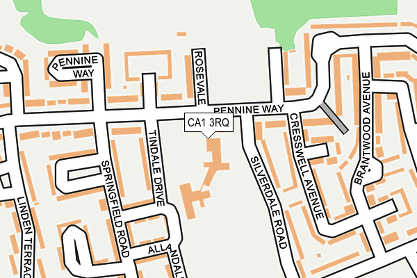 CA1 3RQ map - OS OpenMap – Local (Ordnance Survey) CA1 3RQ map - OS OpenMap – Local (Ordnance Survey)