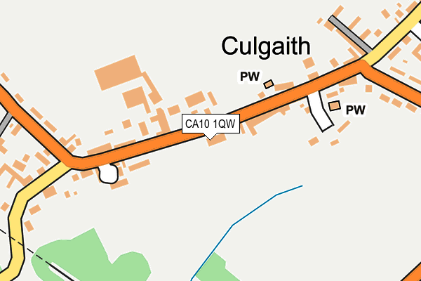 CA10 1QW map - OS OpenMap – Local (Ordnance Survey) CA10 1QW map - OS OpenMap – Local (Ordnance Survey)