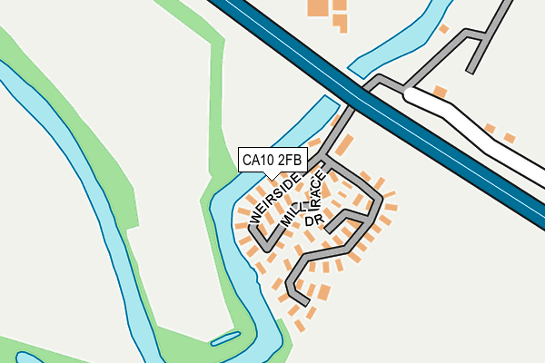 CA10 2FB map - OS OpenMap – Local (Ordnance Survey) CA10 2FB map - OS OpenMap – Local (Ordnance Survey)
