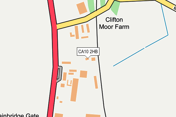 CA10 2HB map - OS OpenMap – Local (Ordnance Survey)