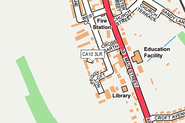 CA10 3LR map - OS OpenMap – Local (Ordnance Survey) CA10 3LR map - OS OpenMap – Local (Ordnance Survey)