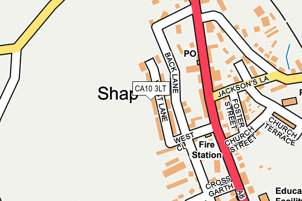 CA10 3LT map - OS OpenMap – Local (Ordnance Survey) CA10 3LT map - OS OpenMap – Local (Ordnance Survey)