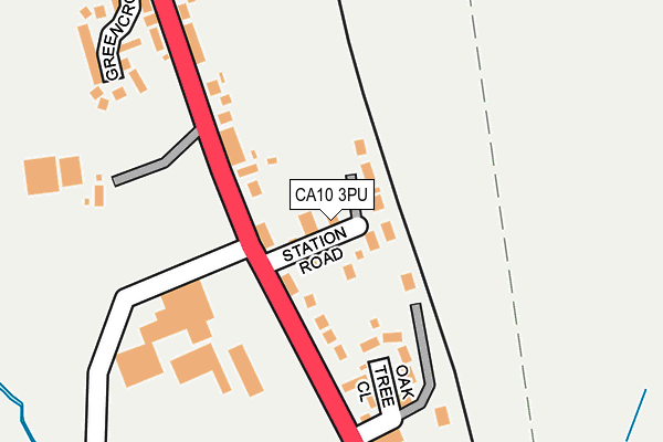 CA10 3PU map - OS OpenMap – Local (Ordnance Survey) CA10 3PU map - OS OpenMap – Local (Ordnance Survey)