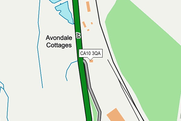 CA10 3QA map - OS OpenMap – Local (Ordnance Survey)
