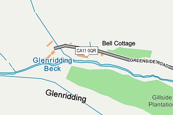 CA11 0QR map - OS OpenMap – Local (Ordnance Survey) CA11 0QR map - OS OpenMap – Local (Ordnance Survey)