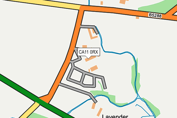 CA11 0RX map - OS OpenMap – Local (Ordnance Survey) CA11 0RX map - OS OpenMap – Local (Ordnance Survey)
