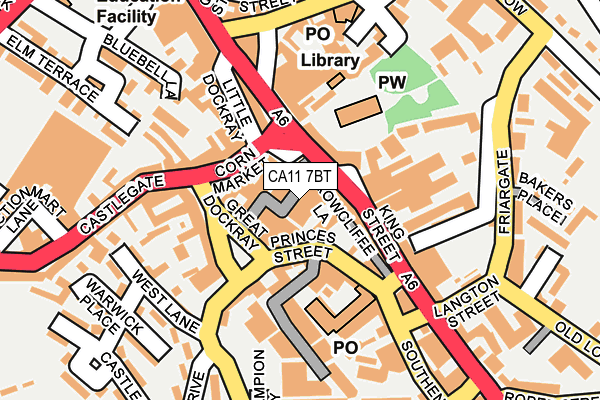 CA11 7BT map - OS OpenMap – Local (Ordnance Survey) CA11 7BT map - OS OpenMap – Local (Ordnance Survey)