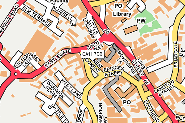 CA11 7DB map - OS OpenMap – Local (Ordnance Survey) CA11 7DB map - OS OpenMap – Local (Ordnance Survey)