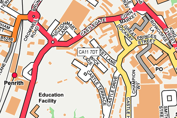 CA11 7DT map - OS OpenMap – Local (Ordnance Survey) CA11 7DT map - OS OpenMap – Local (Ordnance Survey)