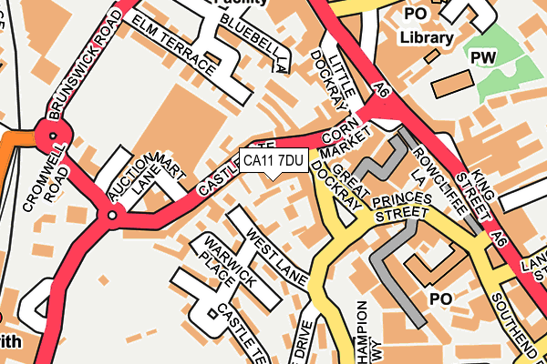 CA11 7DU map - OS OpenMap – Local (Ordnance Survey) CA11 7DU map - OS OpenMap – Local (Ordnance Survey)