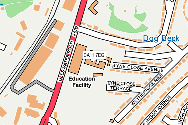CA11 7EG map - OS OpenMap – Local (Ordnance Survey) CA11 7EG map - OS OpenMap – Local (Ordnance Survey)