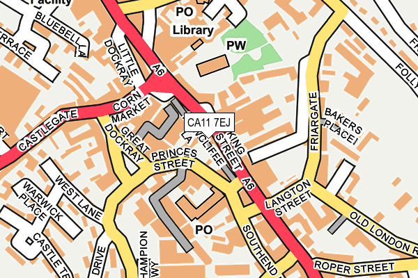 CA11 7EJ map - OS OpenMap – Local (Ordnance Survey) CA11 7EJ map - OS OpenMap – Local (Ordnance Survey)