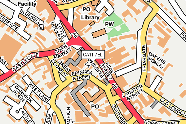 CA11 7EL map - OS OpenMap – Local (Ordnance Survey) CA11 7EL map - OS OpenMap – Local (Ordnance Survey)