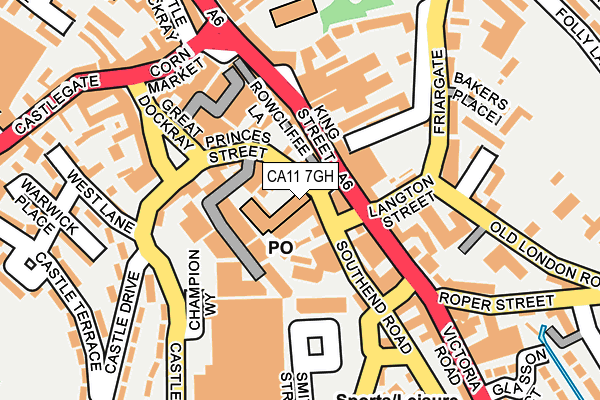 CA11 7GH map - OS OpenMap – Local (Ordnance Survey) CA11 7GH map - OS OpenMap – Local (Ordnance Survey)