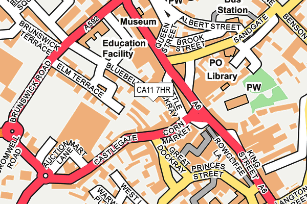 CA11 7HR map - OS OpenMap – Local (Ordnance Survey) CA11 7HR map - OS OpenMap – Local (Ordnance Survey)