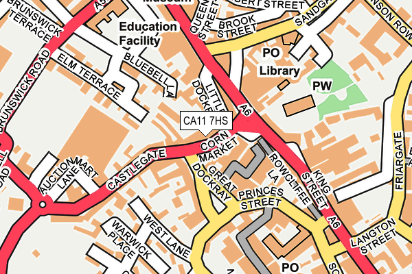 CA11 7HS map - OS OpenMap – Local (Ordnance Survey) CA11 7HS map - OS OpenMap – Local (Ordnance Survey)
