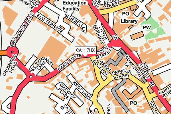 CA11 7HX map - OS OpenMap – Local (Ordnance Survey) CA11 7HX map - OS OpenMap – Local (Ordnance Survey)
