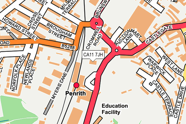 CA11 7JH map - OS OpenMap – Local (Ordnance Survey) CA11 7JH map - OS OpenMap – Local (Ordnance Survey)