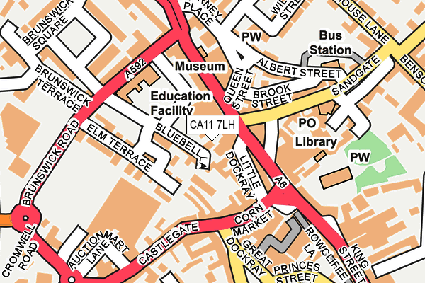 CA11 7LH map - OS OpenMap – Local (Ordnance Survey) CA11 7LH map - OS OpenMap – Local (Ordnance Survey)