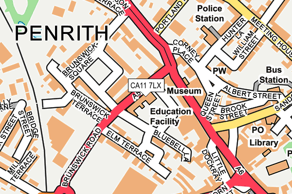 CA11 7LX map - OS OpenMap – Local (Ordnance Survey) CA11 7LX map - OS OpenMap – Local (Ordnance Survey)