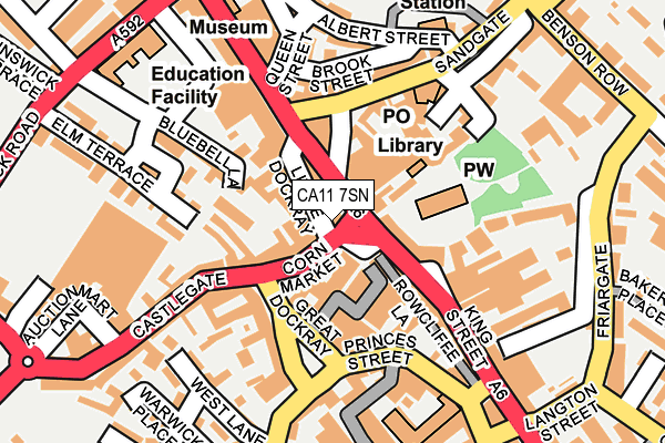 CA11 7SN map - OS OpenMap – Local (Ordnance Survey) CA11 7SN map - OS OpenMap – Local (Ordnance Survey)
