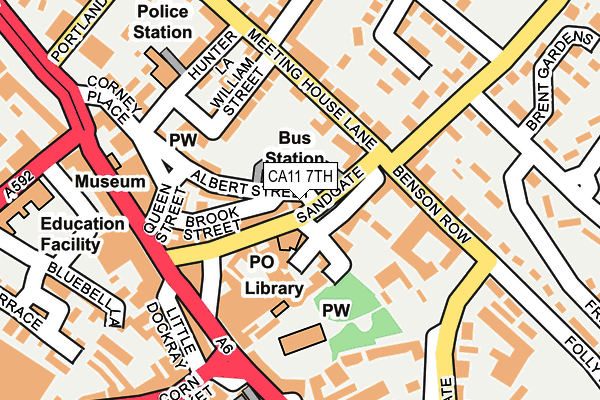 CA11 7TH map - OS OpenMap – Local (Ordnance Survey) CA11 7TH map - OS OpenMap – Local (Ordnance Survey)
