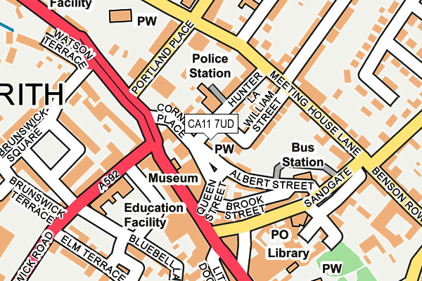 CA11 7UD map - OS OpenMap – Local (Ordnance Survey) CA11 7UD map - OS OpenMap – Local (Ordnance Survey)