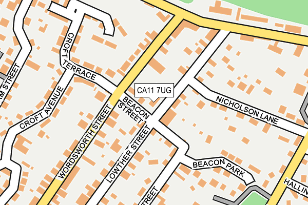 CA11 7UG map - OS OpenMap – Local (Ordnance Survey) CA11 7UG map - OS OpenMap – Local (Ordnance Survey)