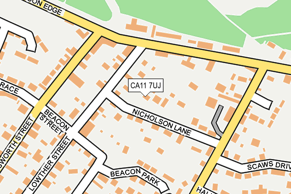 CA11 7UJ map - OS OpenMap – Local (Ordnance Survey) CA11 7UJ map - OS OpenMap – Local (Ordnance Survey)