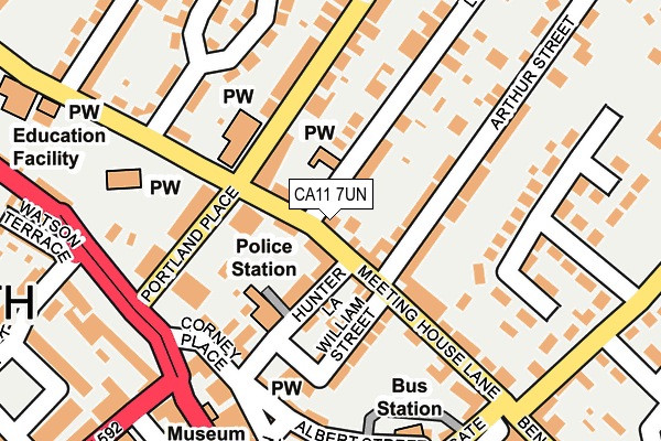 CA11 7UN map - OS OpenMap – Local (Ordnance Survey) CA11 7UN map - OS OpenMap – Local (Ordnance Survey)