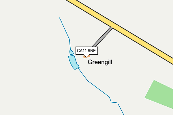 CA11 9NE map - OS OpenMap – Local (Ordnance Survey) CA11 9NE map - OS OpenMap – Local (Ordnance Survey)