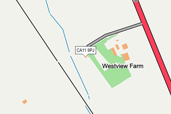 CA11 9PJ map - OS OpenMap – Local (Ordnance Survey) CA11 9PJ map - OS OpenMap – Local (Ordnance Survey)