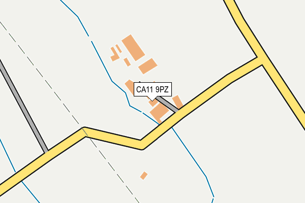 CA11 9PZ map - OS OpenMap – Local (Ordnance Survey) CA11 9PZ map - OS OpenMap – Local (Ordnance Survey)
