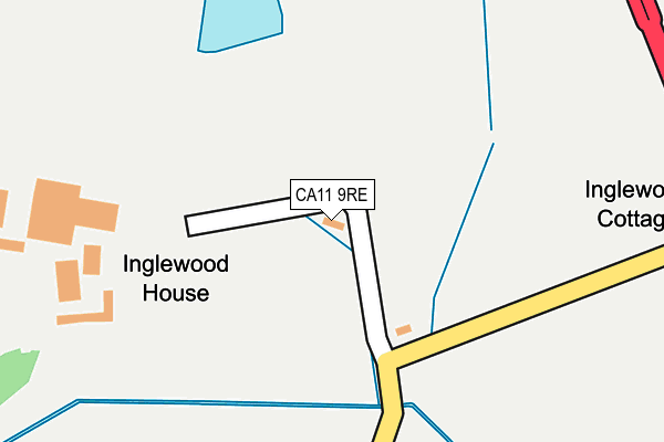 CA11 9RE map - OS OpenMap – Local (Ordnance Survey) CA11 9RE map - OS OpenMap – Local (Ordnance Survey)