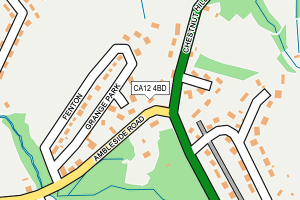 CA12 4BD map - OS OpenMap – Local (Ordnance Survey) CA12 4BD map - OS OpenMap – Local (Ordnance Survey)