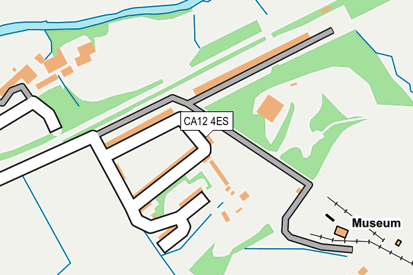 CA12 4ES map - OS OpenMap – Local (Ordnance Survey) CA12 4ES map - OS OpenMap – Local (Ordnance Survey)