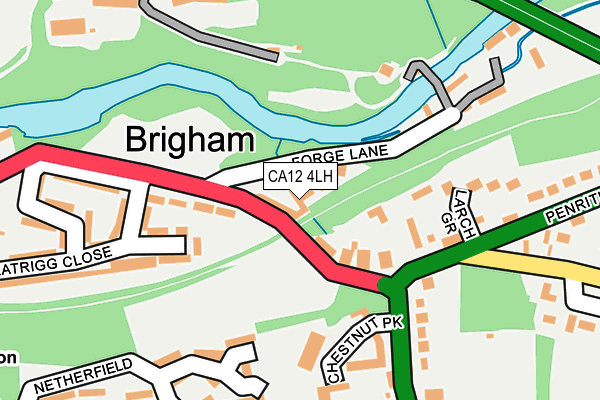 CA12 4LH map - OS OpenMap – Local (Ordnance Survey) CA12 4LH map - OS OpenMap – Local (Ordnance Survey)