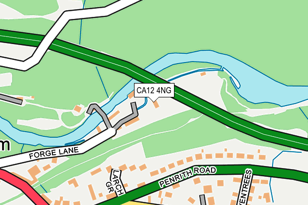 CA12 4NG map - OS OpenMap – Local (Ordnance Survey) CA12 4NG map - OS OpenMap – Local (Ordnance Survey)