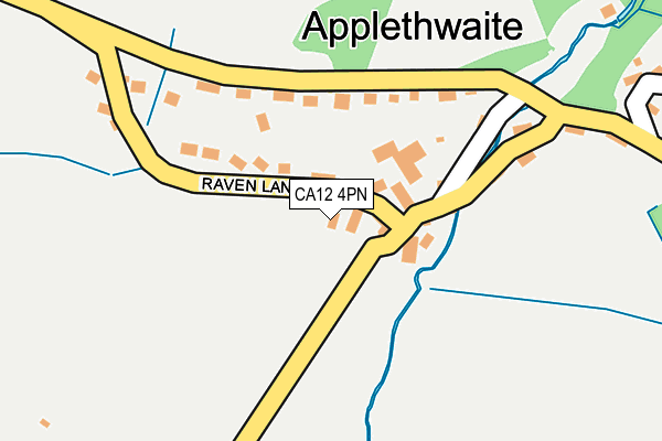 CA12 4PN map - OS OpenMap – Local (Ordnance Survey) CA12 4PN map - OS OpenMap – Local (Ordnance Survey)
