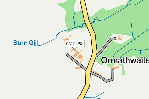 CA12 4PQ map - OS OpenMap – Local (Ordnance Survey) CA12 4PQ map - OS OpenMap – Local (Ordnance Survey)