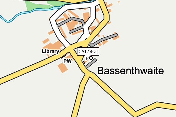 CA12 4QJ map - OS OpenMap – Local (Ordnance Survey) CA12 4QJ map - OS OpenMap – Local (Ordnance Survey)