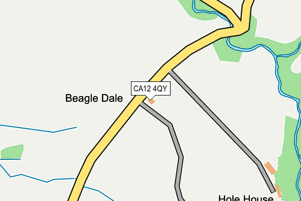 CA12 4QY map - OS OpenMap – Local (Ordnance Survey) CA12 4QY map - OS OpenMap – Local (Ordnance Survey)