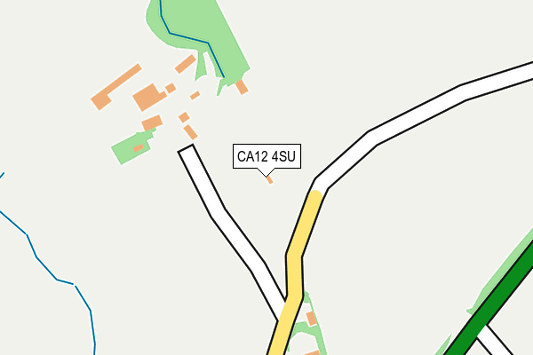 CA12 4SU map - OS OpenMap – Local (Ordnance Survey) CA12 4SU map - OS OpenMap – Local (Ordnance Survey)
