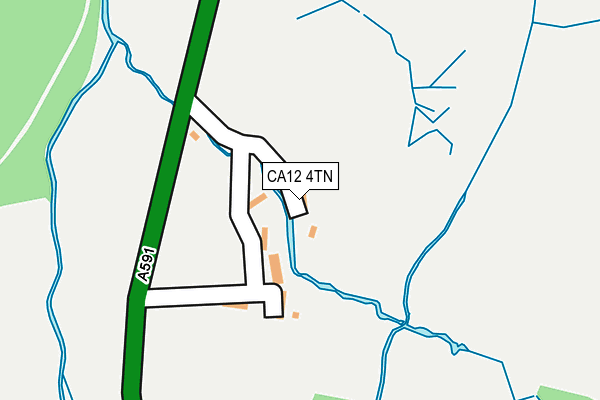 CA12 4TN map - OS OpenMap – Local (Ordnance Survey) CA12 4TN map - OS OpenMap – Local (Ordnance Survey)